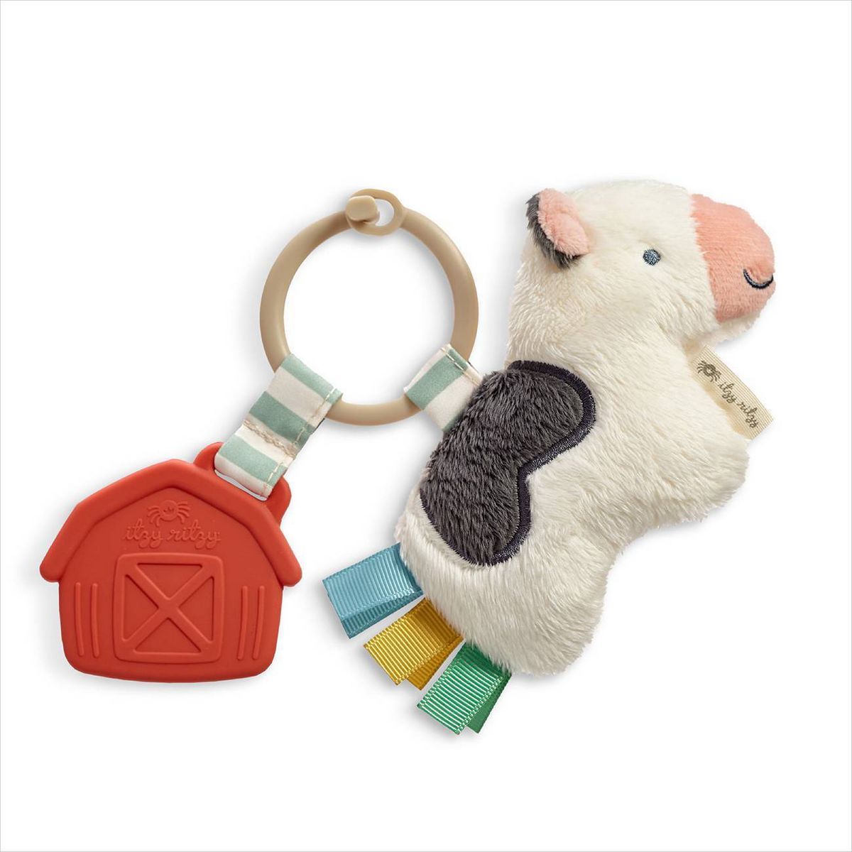 Itzy Ritzy Teether Pal Crib Toy - Cow | Target