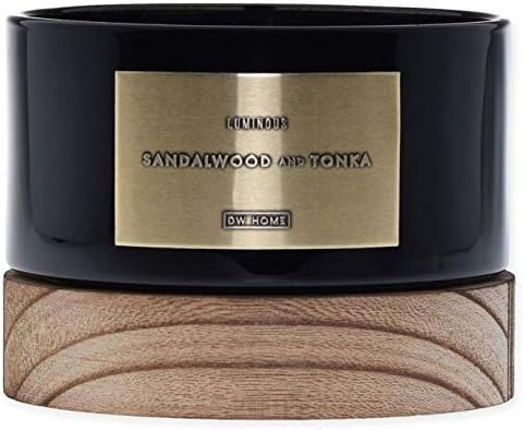 DW Home Wood-Accent 17 oz. 3-Wick Jar Candle (Bamboo & Jasmine) | Amazon (US)