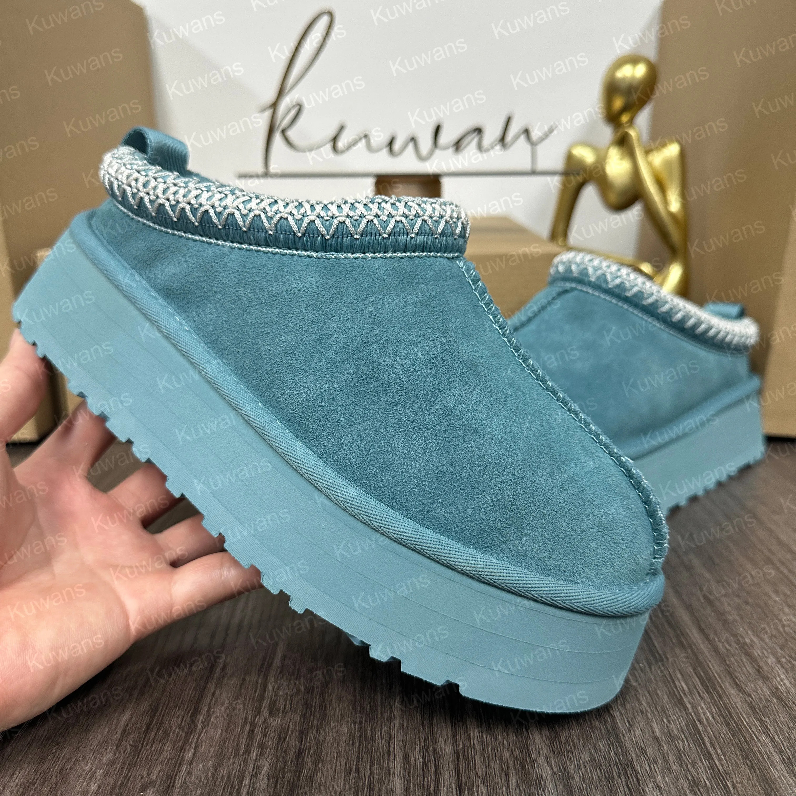 Womens Tazz Slippers Tasman Fur Slides Classic Mustard Seed Sand Ultra Mini Platform Boot Slip-on... | DHGate