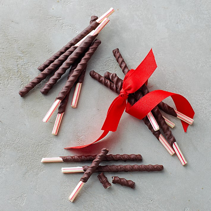 Williams Sonoma Peppermint North Poles | Williams-Sonoma