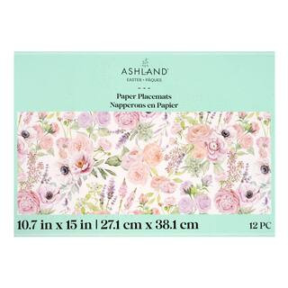 10.7" x 15" Floral Paper Placemats, 12ct. by Ashland® | Michaels Stores