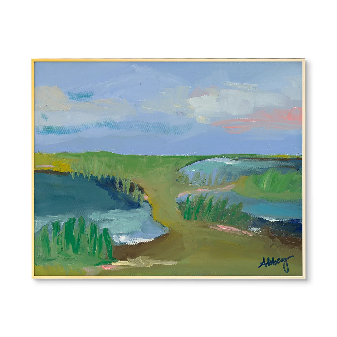 The Colors of Sullivans Island by Abbey Mueller | Coastal Marsh Art | Urban Garden Prints
