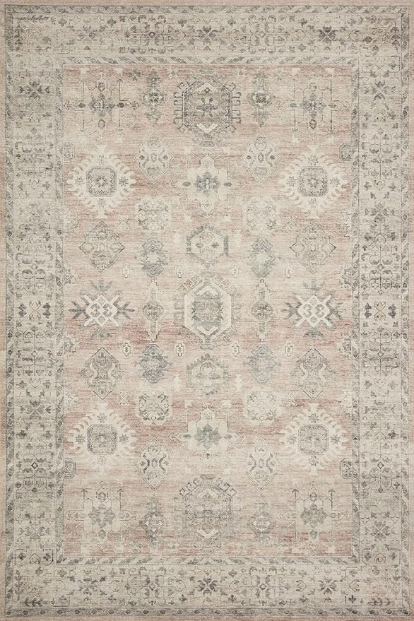 Loloi II Hathaway Collection HTH-03 Java / Multi 5'-0" x 7'-6", .25" Thick, Area Rug, Soft, Durab... | Amazon (US)
