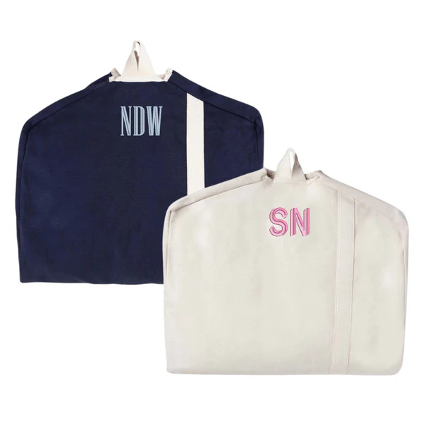 Embroidered Garment Bag | Sprinkled With Pink