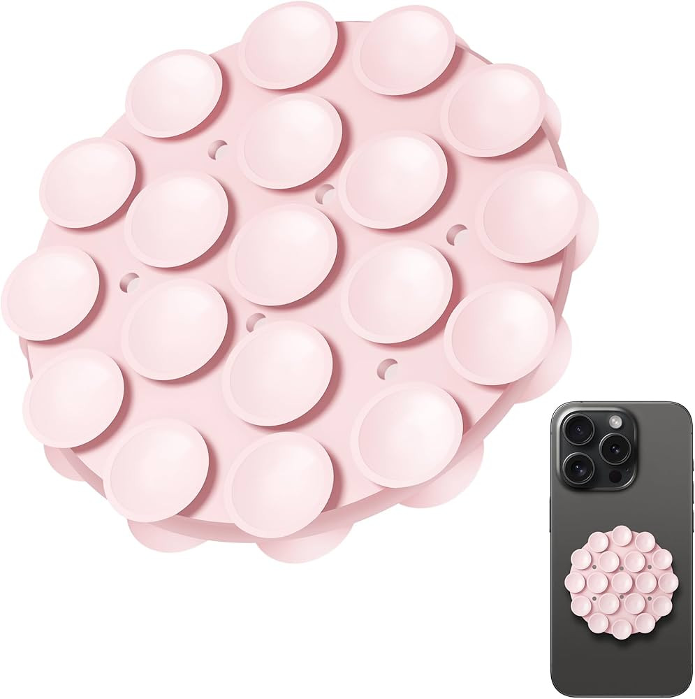 Seltureone Double Sided Silicone Suction Cup for All Phone Models, Phone Suction Pad with Strong ... | Amazon (UK)