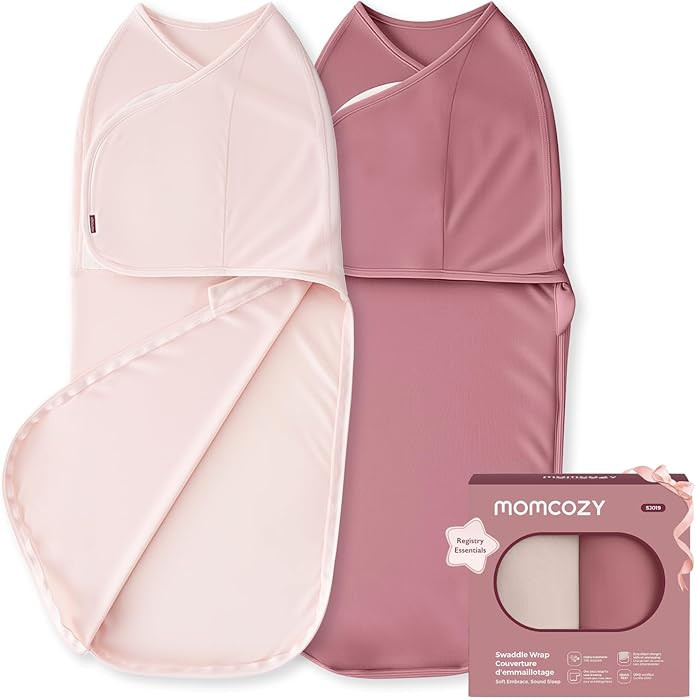 Momcozy Swaddles for Newborns, Quiet Fastener Swaddle Suitable for Infant 0-3 Months, New-Parent-... | Amazon (US)