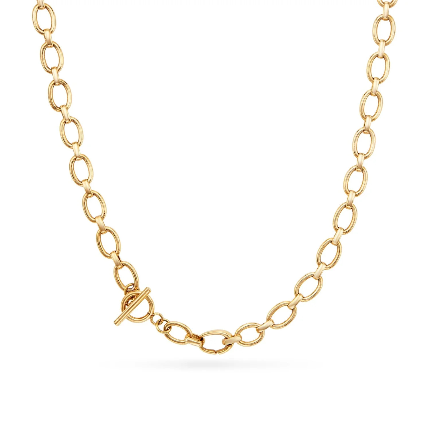 Oval Link Chain Necklace (Gold) | Abbott Lyon