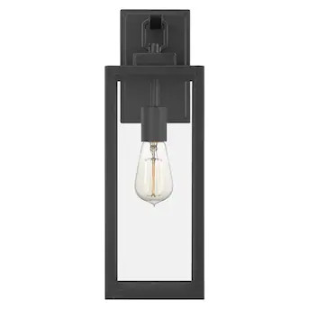 Quoizel Breitling 1-Light 18-in Matte Black Outdoor Wall Light | Lowe's
