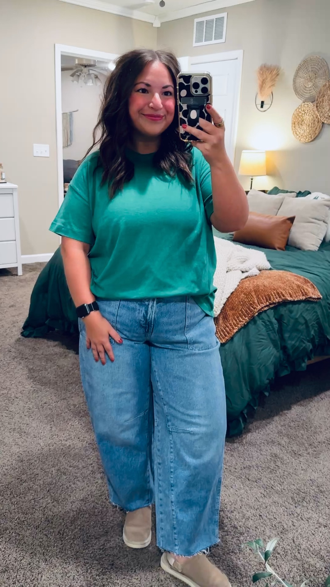 Stocked up on Old Navy tees during their sale and I’m so glad I did! Soft, comfy, and the bright colors are perfect for spring layering or wearing solo!
slip on shoes: fit oversized // wearing a kids 2 (linking adult size below)
jeans: fit true to size // wearing a 14
tee: fits oversized // wearing a medium 

 

#LTKootd #LTKMidsize #LTKWorkwear