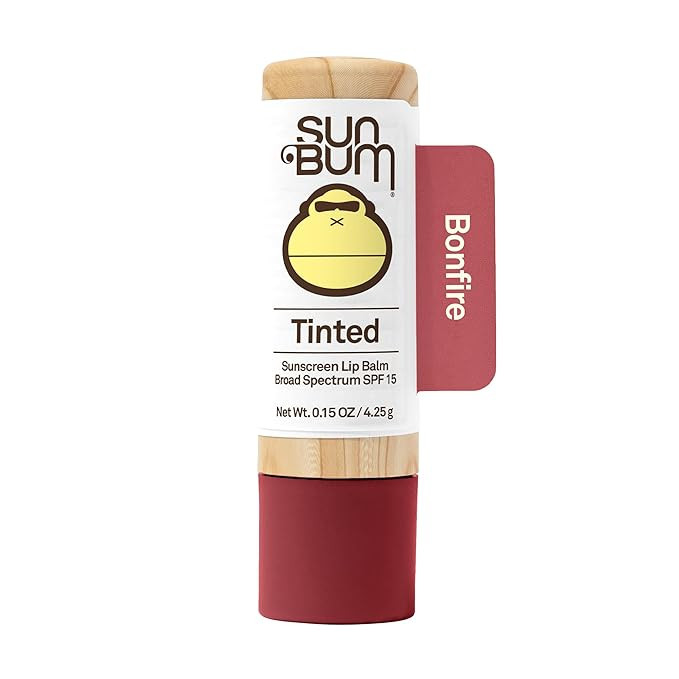 Sun Bum Tinted Lip Balm Bon Fire | SPF 15 | UVA / UVB Broad Spectrum Protection | Sensitive Skin ... | Amazon (US)