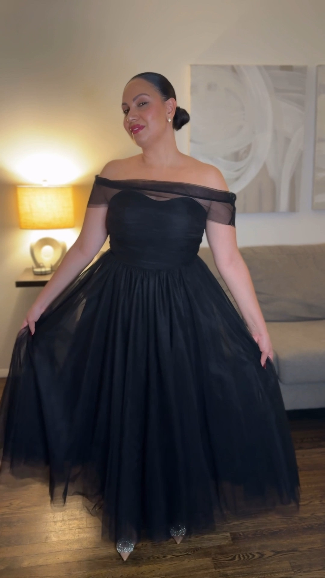 Be the celebrity of your life in this gorgeous black tulle gown by AW Bridal for all your special events.

It’s timeless and elegant and less than $100 but feels way more expensive!

Use my code “TR” for an extra 10% off!



#LTKWedding #LTKFindsUnder100 #LTKMidsize