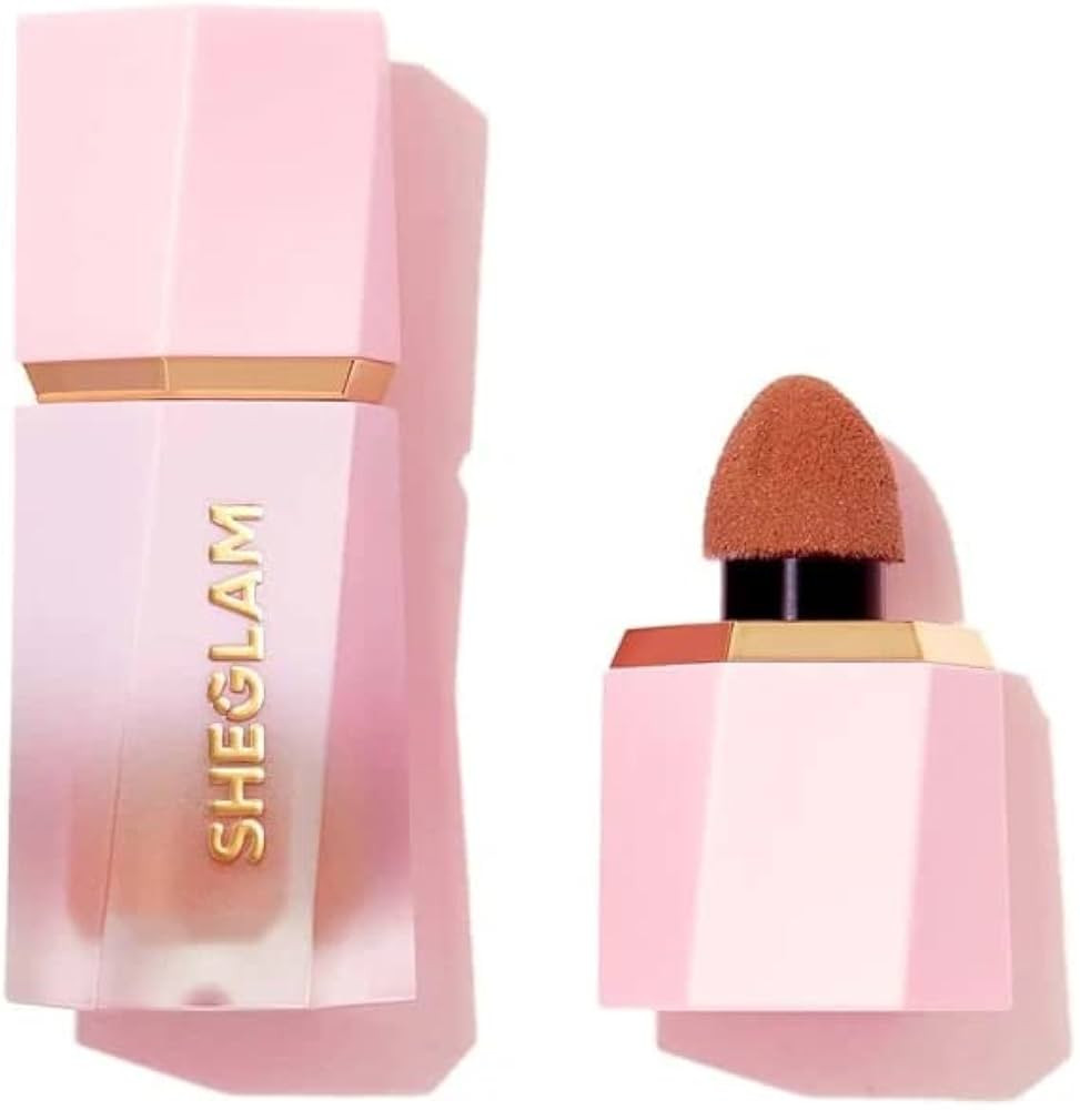 SHEGLAM Color Bloom Liquid Blush Makeup for Cheeks Matte Finish - Birthday Suit | Amazon (US)