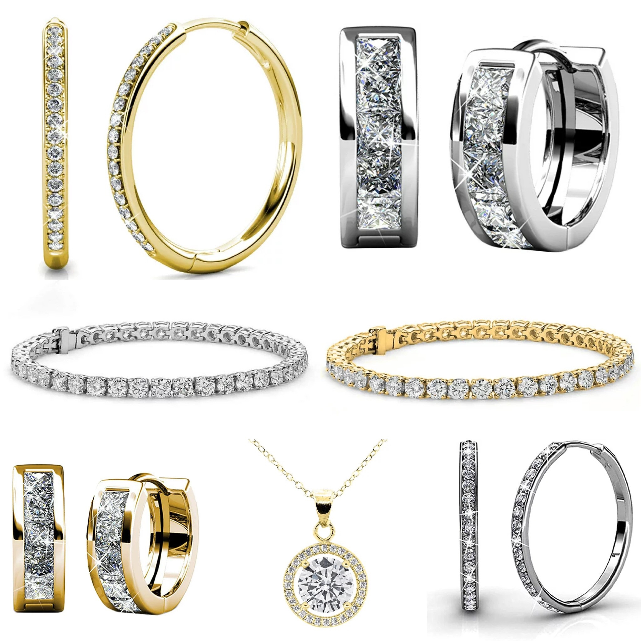 Best and favorite jewelry deals from Walmart’s early access sale going on right now! Hurry sale ends at 7pm! These hoops are only $15, over $120 off and these tennis bracelets are $24, $145 off! Black Friday sale, cyber week, early access sale

#LTKsalealert #LTKCyberweek #LTKGiftGuide