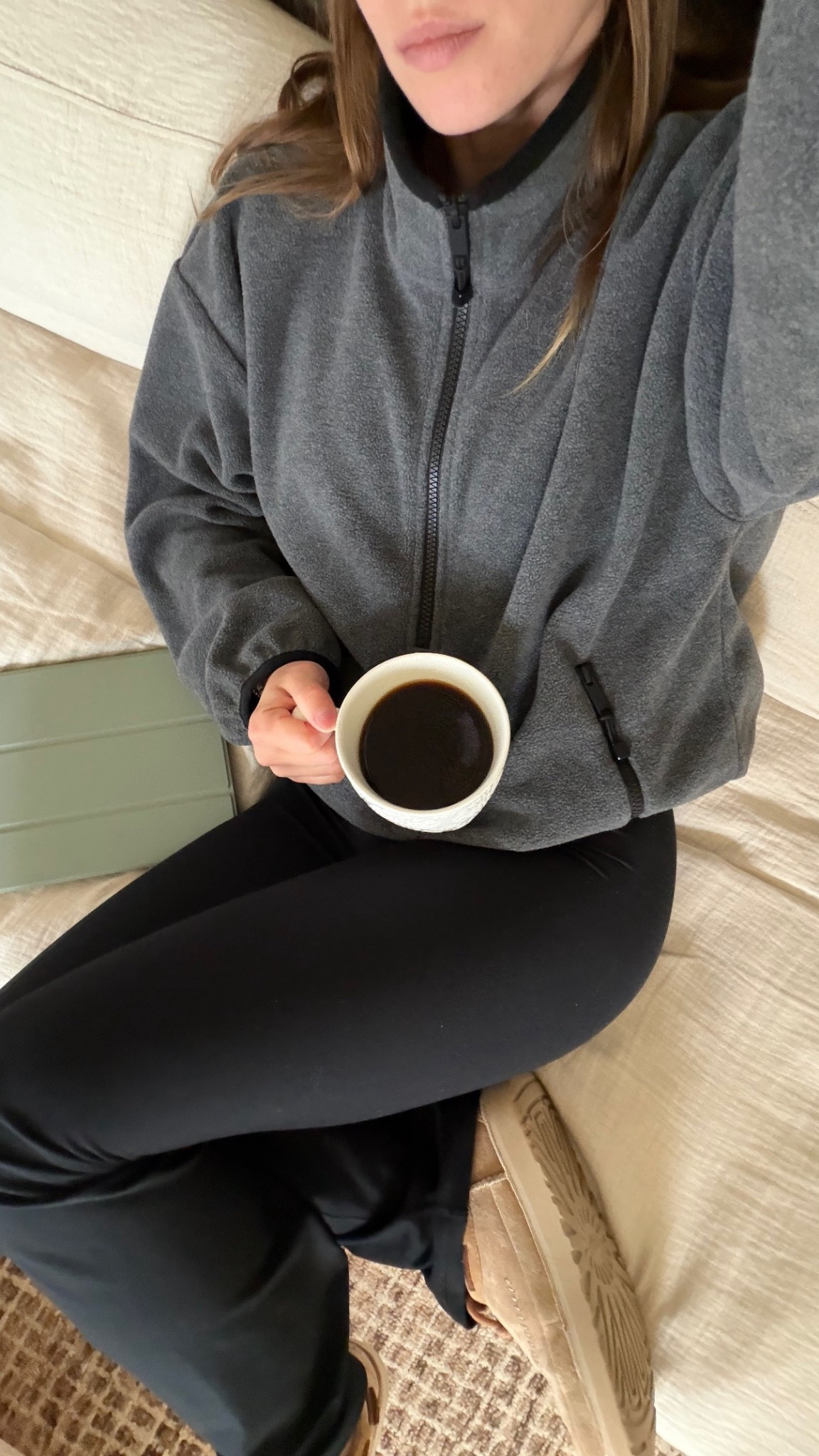 11/25/25 Cozy morning loungewear 🌤️ Linking my Abercrombie flare leggings — currently on sale for Black Friday (!!) — and my Aritzia fleece quarter zip that gives total Miu Miu–dupe vibes (size s - runs big). The fleece is also included in the Aritzia Black Friday / Cyber Monday sale, so it’s the perfect time to grab both. *Use code CYBERAF to get an additional 15% Abercrombie!

#LTKCyberWeek #LTKHoliday #LTKGiftGuide