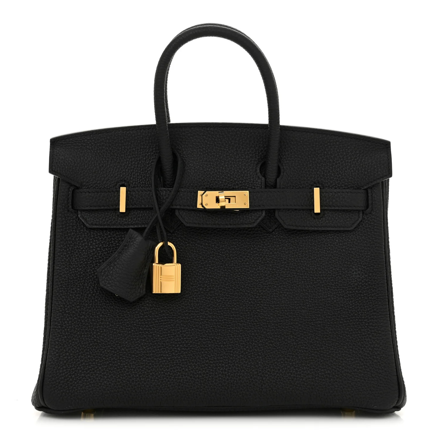 Togo Birkin 25 Black | FASHIONPHILE (US)