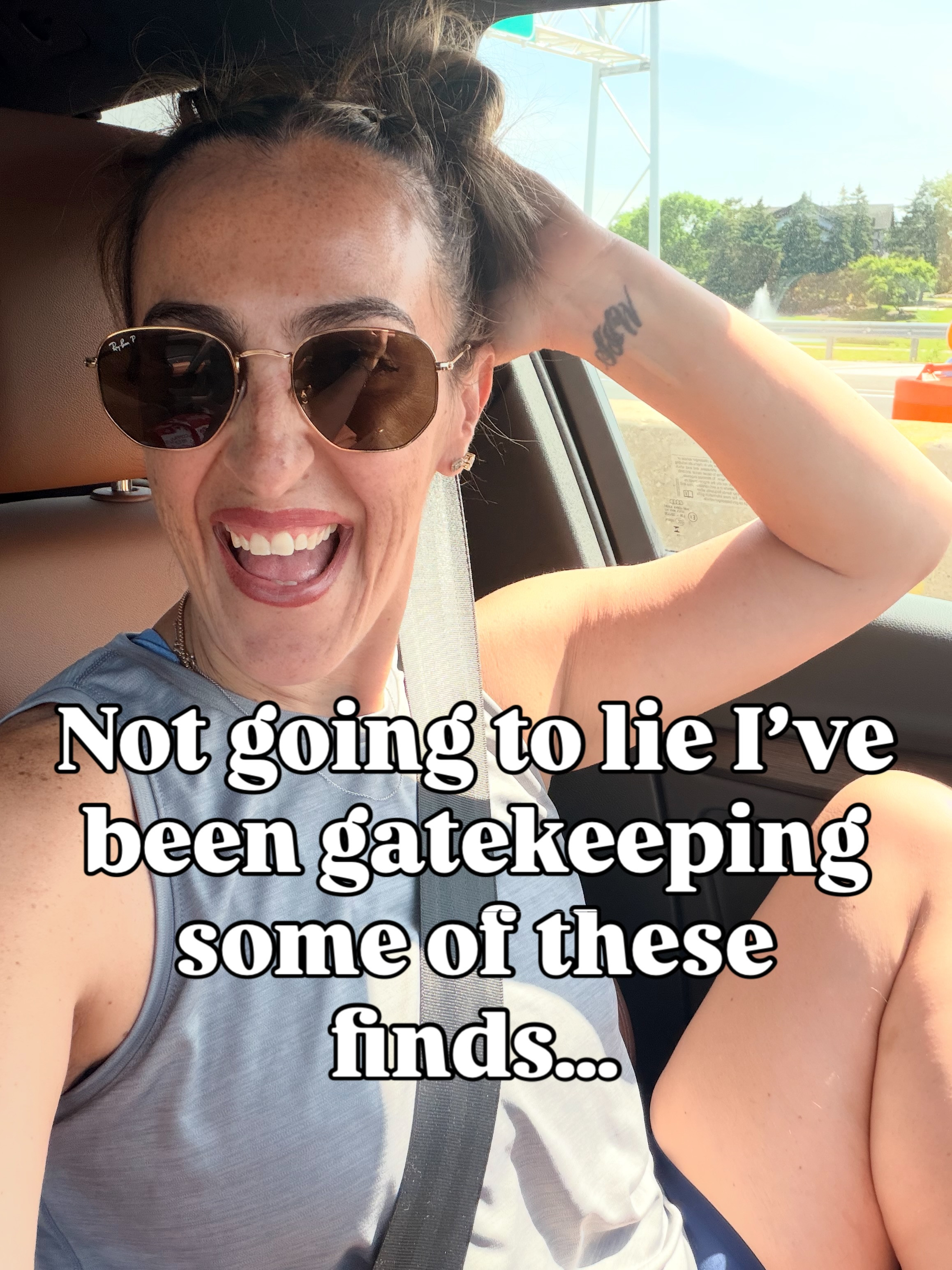 I try not to gatekeep but sometimes yall I want to so that things don’t sell out 🤣 just so many good things I’ve gotten lately and can’t wait for you to love them too! I'm a medium in everything. 

#newfinds #summermusthaves 

 #LTKdayinmylife #LTKootd #LTKmomlife