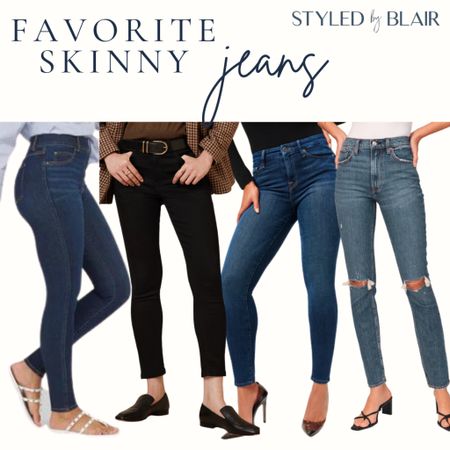 Best skinny jeans / skinny jean guide / denim guide 

#LTKstyletip #LTKunder100 #LTKFind