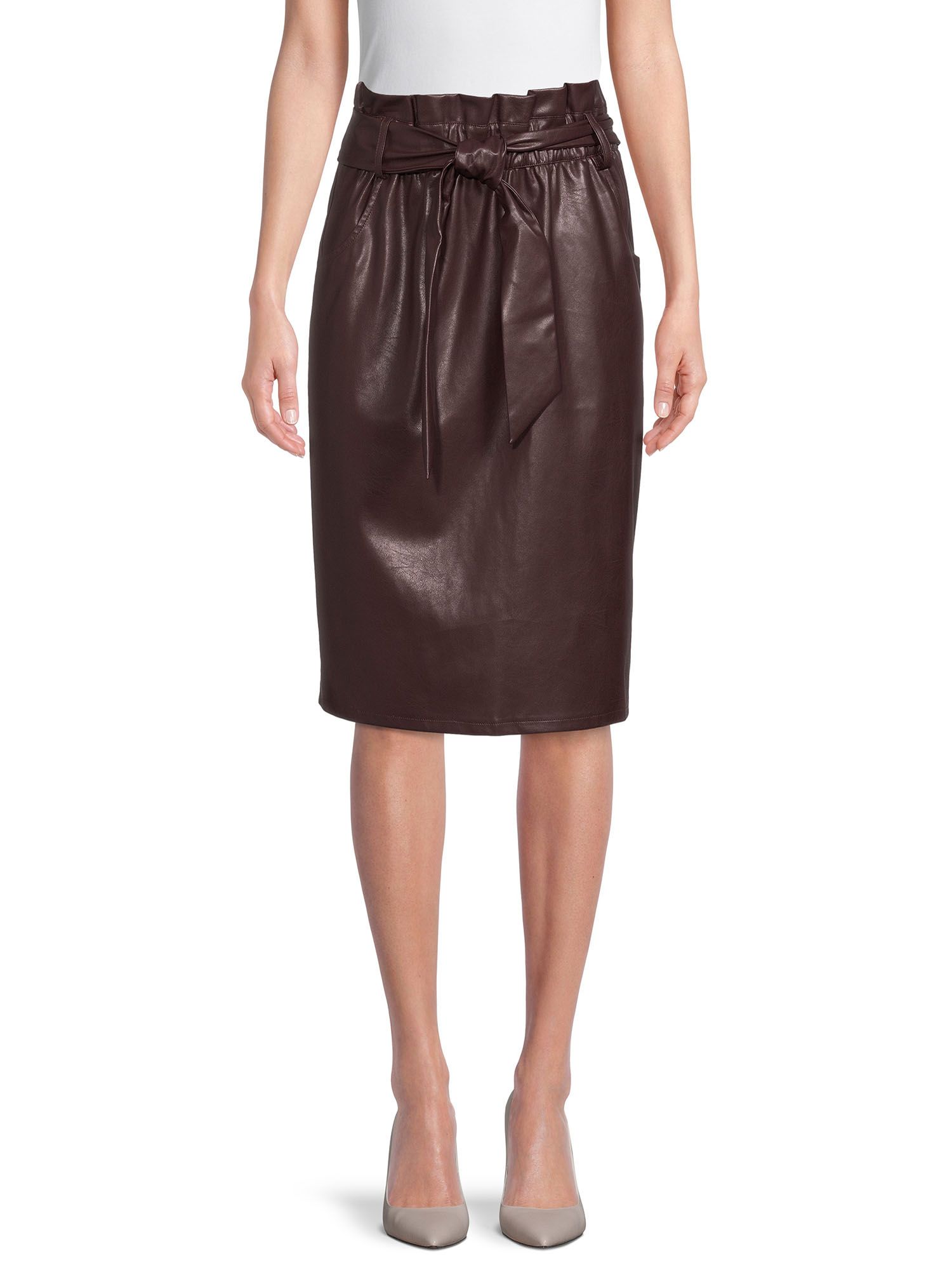 Time and Tru Women's Paperbag Skirt | Walmart (US)