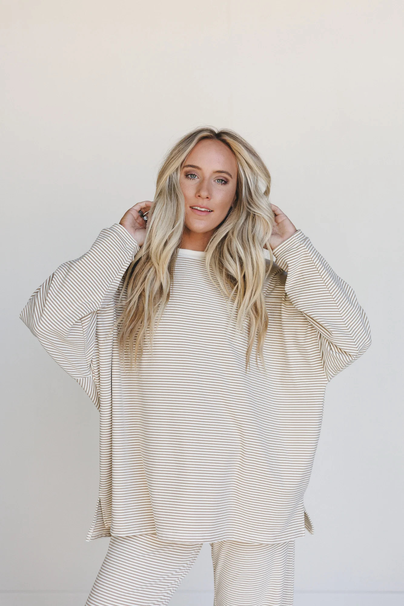 Soft Mode Top - Beige | Three Bird Nest
