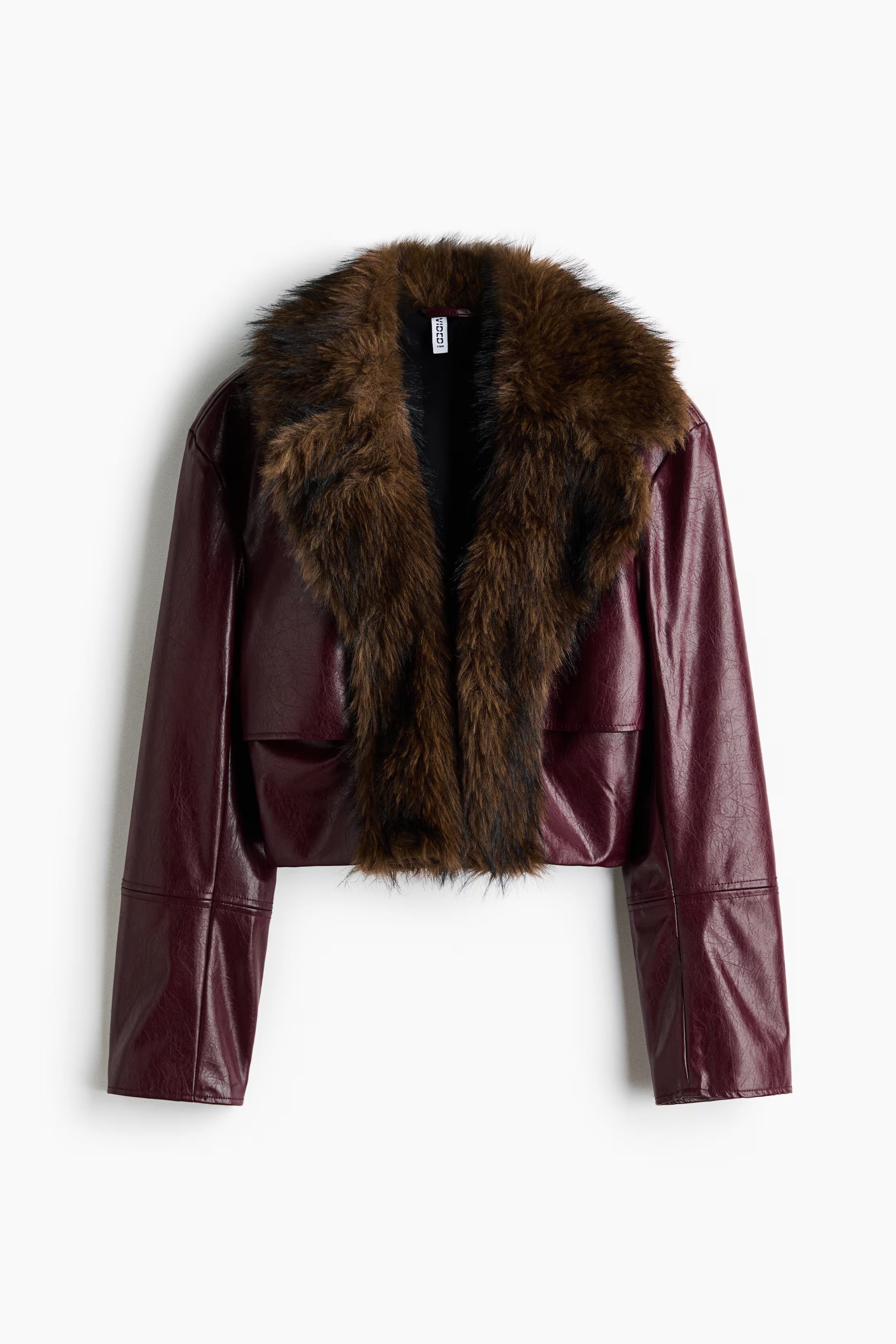 Cropped Coated Jacket | H&M (US + CA)