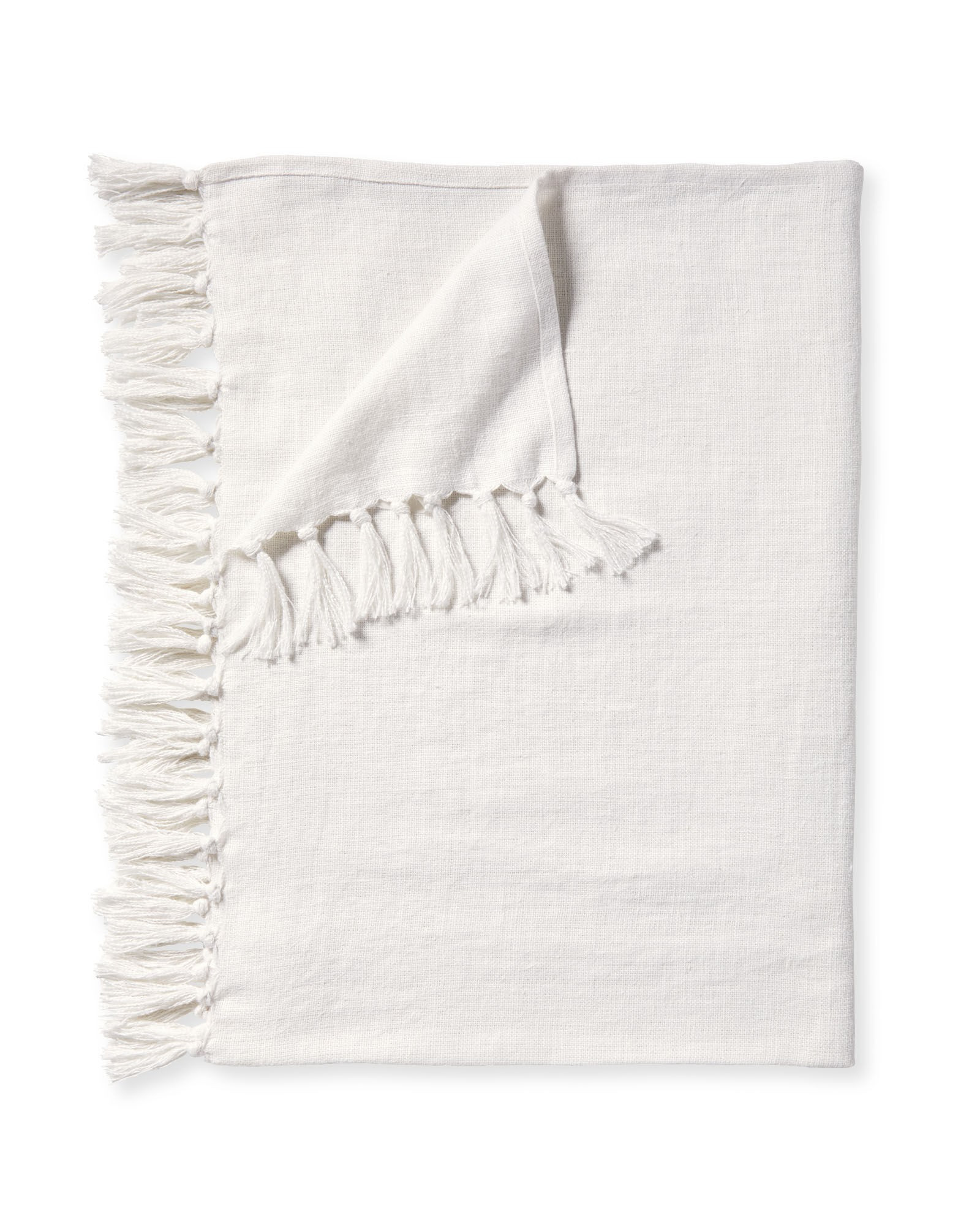 Mendocino Linen Throw | Serena and Lily