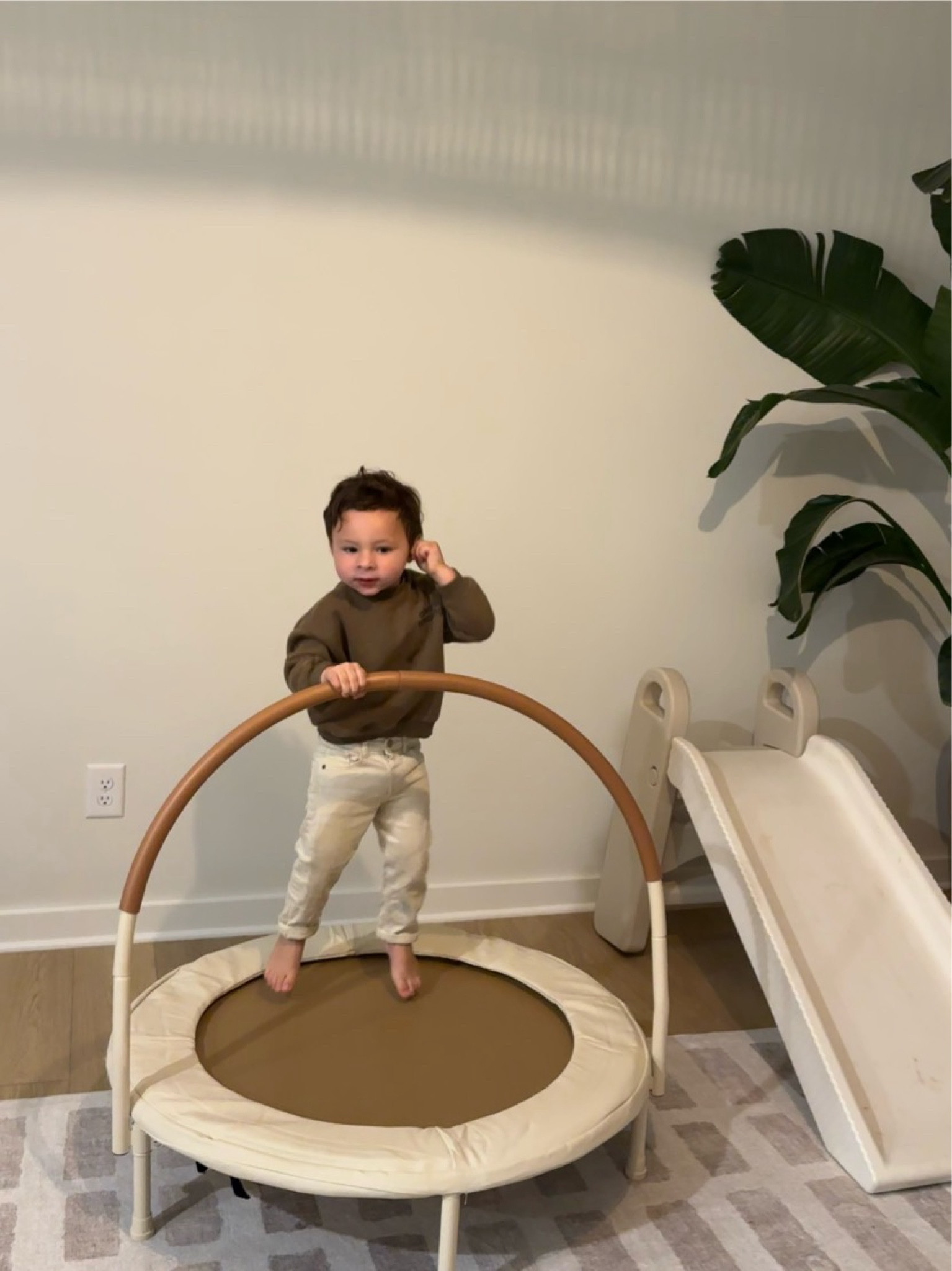 The perfect gift for kids! Wilder loves this trampoline! Gift guide, gifts for kids, gifts for toddlers.

#LTKFamily #LTKGiftGuide #LTKKids