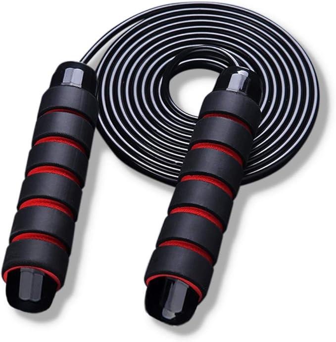 TIG Speed Jump Rope with Ball Bearings, Tangle-Free, Memory Foam Handles, Adjustable for Fitness ... | Amazon (US)