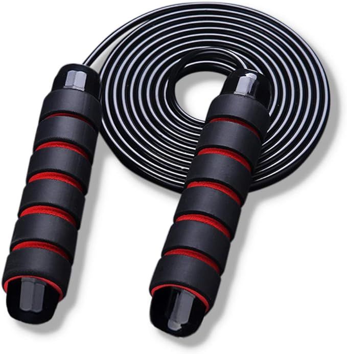 TIG Speed Jump Rope with Ball Bearings, Tangle-Free, Memory Foam Handles, Adjustable for Fitness ... | Amazon (US)