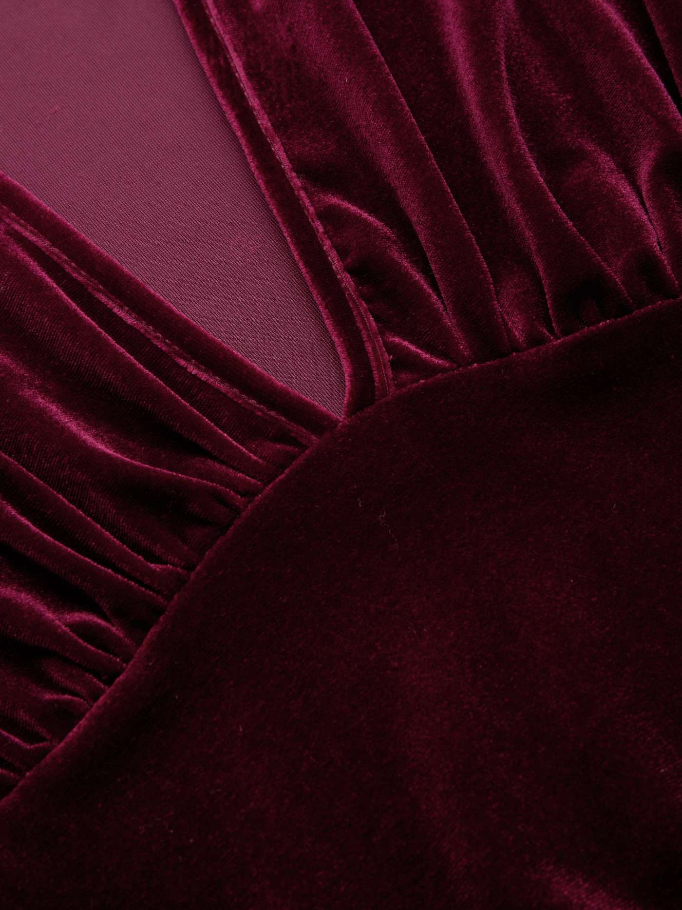 Velvet Velvet V-neck Solid Ruched Pocket Wide Leg Jumpsuit For Work | Cider