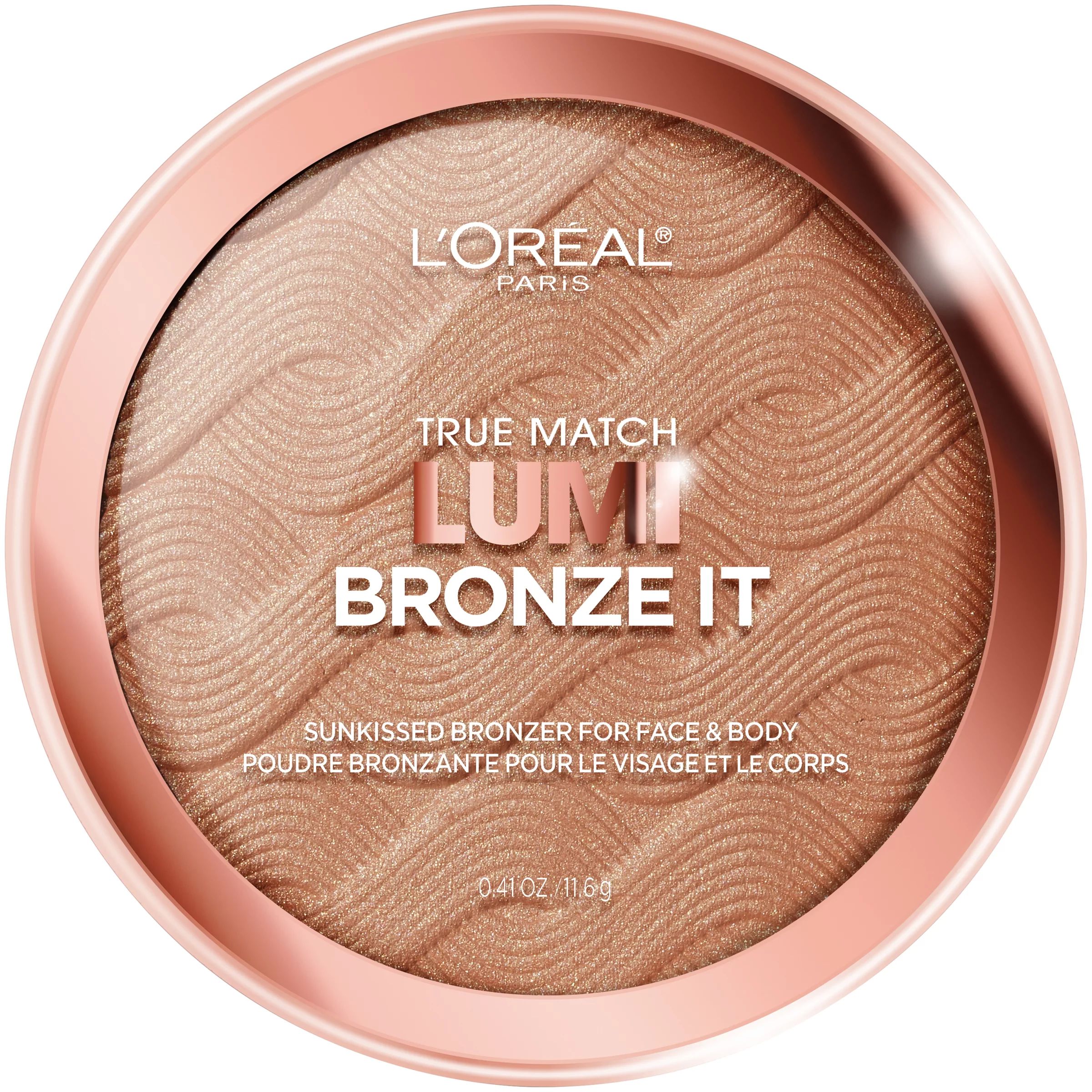 L'Oreal Paris True Match Lumi Bronze It Bronzer For Face and Body, Medium, 0.41 oz | Walmart (US)