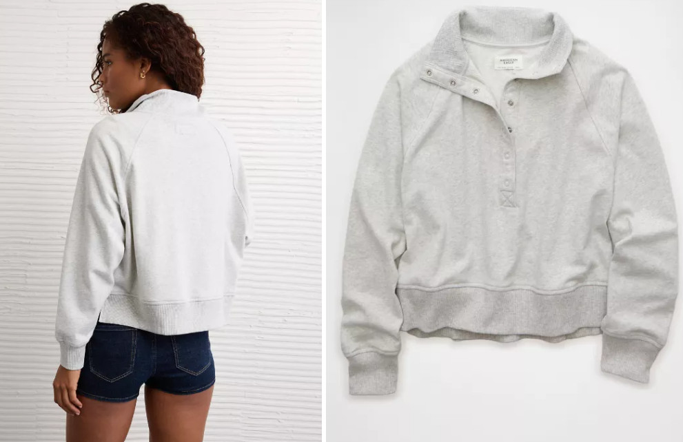 on sale!
AE Big Hug Fleece Henley Sweatshirt
Cozy fleece in a snap! 

 #LTKSaleAlert