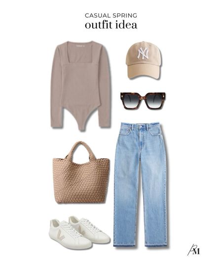 Casual outfit idea for spring. I love this Abercrombie bodysuit and jeans for a chilly spring day. 

#LTKstyletip #LTKbeauty #LTKSeasonal