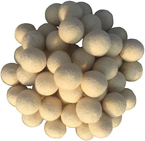 2cm 20mm Wool Felt Balls Beads 100% Natural Wool Felting Woolen Felted Fabric for Home Decor Drea... | Amazon (US)