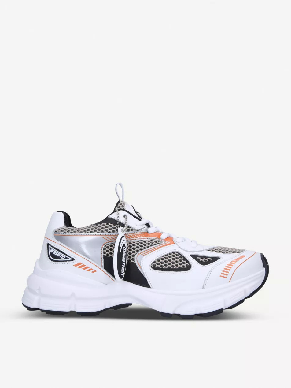 Marathon Runner mesh and leather trainers | Selfridges