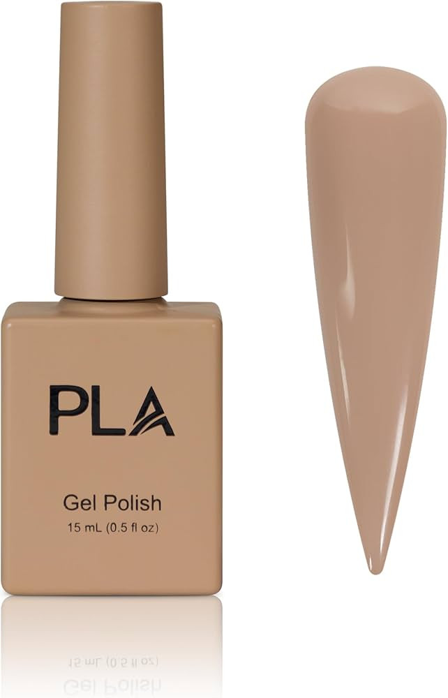 PLA Gel Nail Polish | Light Brown Shade Gel Polish | Bready or Not Here I Crumb - 247 | Brown Lon... | Amazon (US)