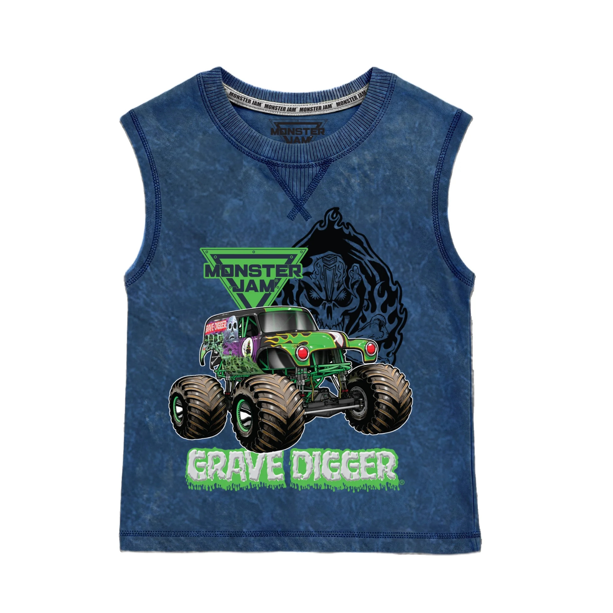 Monster Jam Toddler Boy Sleeveless Muscle Tank, Sizes 12M-5T | Walmart (US)