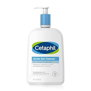 Cetaphil Face Wash, Hydrating Gentle Skin Cleanser for Dry to Normal Sensitive Skin, NEW 20oz, Fr... | Amazon (US)