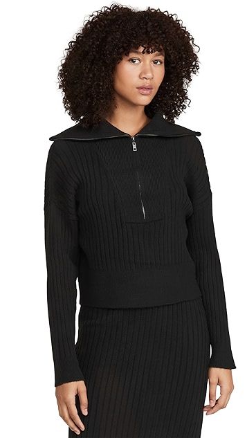 Rib Quarter Zip Sweater | Shopbop