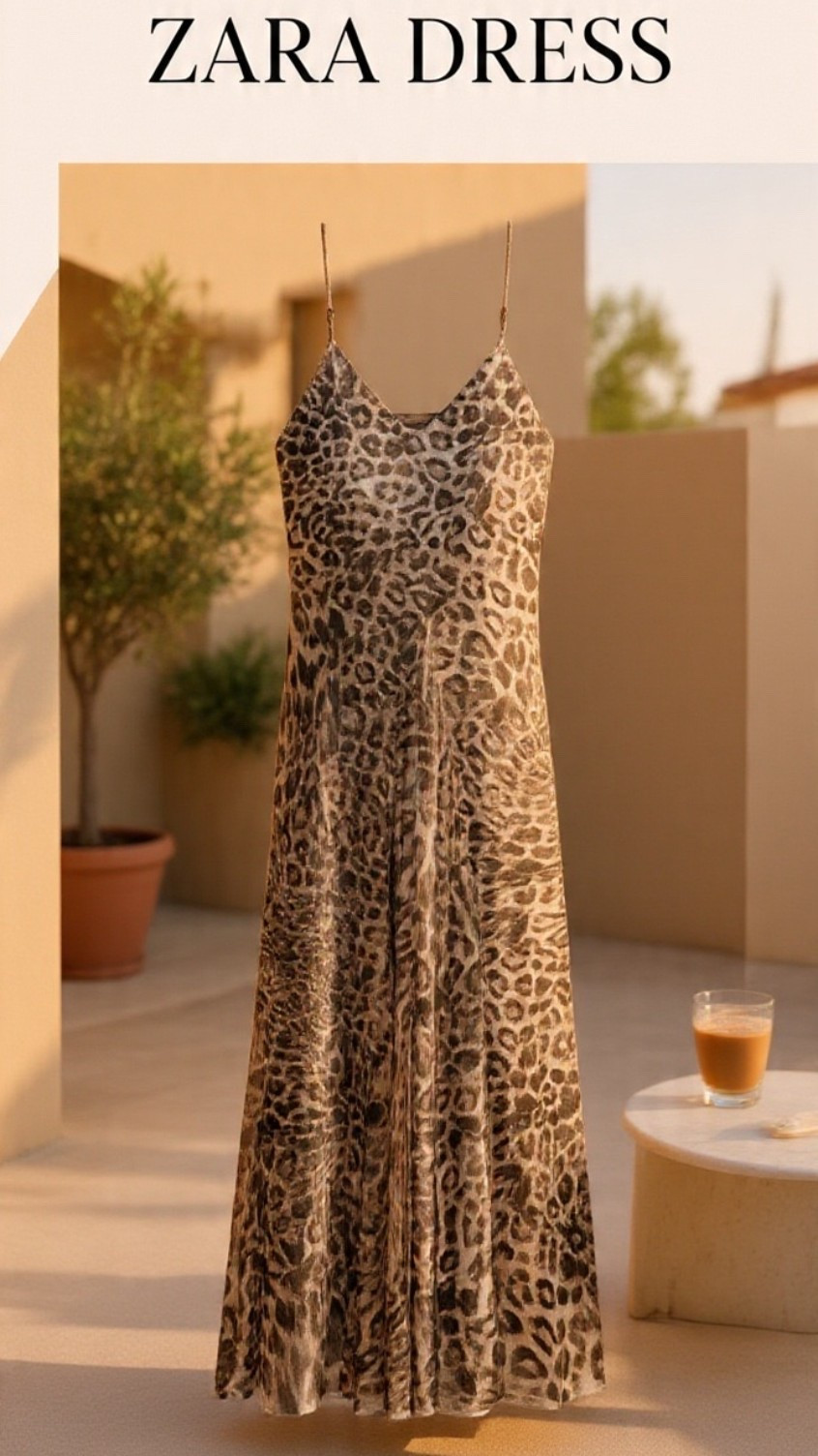 Quiet luxury meets wild print 🐆 This Zara dress does all the talking

#LTKootd #LTKmorningroutine #LTKgrwm