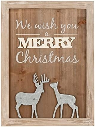Valery Madelyn Merry Christmas Sign, Christmas Wall Decor Living Room, Farmhouse Rustic Wooden Pl... | Amazon (US)