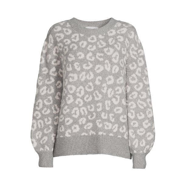 Bohemian Rose Women's Jacquard Pullover Sweater - Walmart.com | Walmart (US)