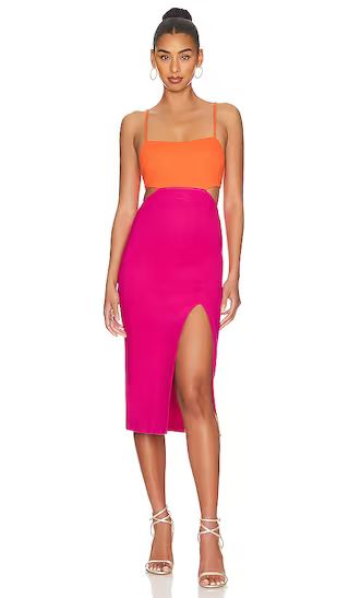 Haydon Dress in Pink & Orange | Revolve Clothing (Global)