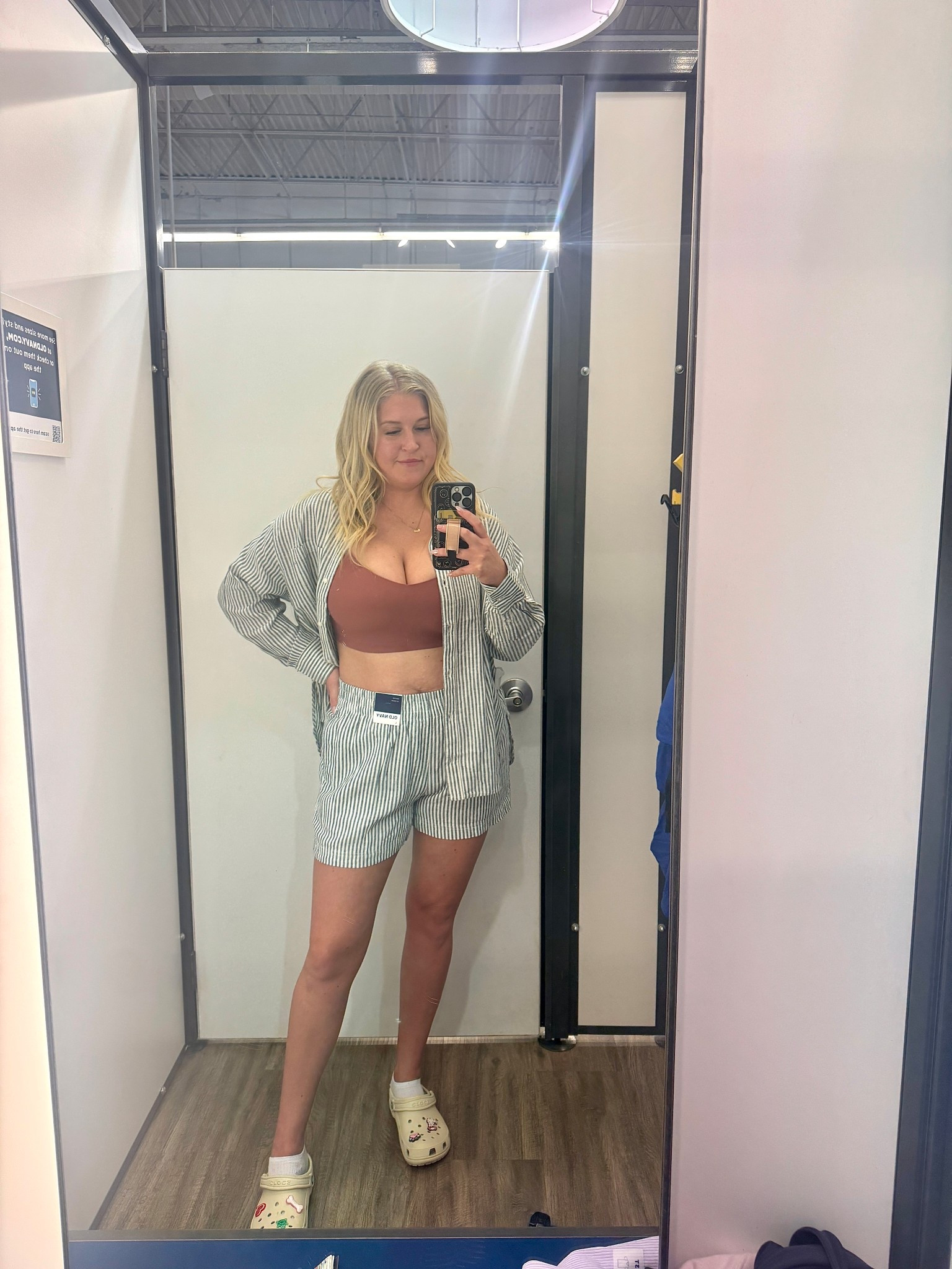 Cutest linen set for summer! This would make such a cute swim coverup, travel outfit or loungewear. This striped button up and these striped shorts are so comfy and neutral, and will definitely be a go-to summer outfit! 

#LTKMidsize #LTKTravel #LTKSaleAlert