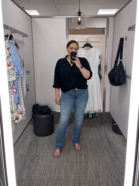 I loved these jeans the instant I tried them on. Just the perfect amount of stretch. I’m in a size 14 and they fit me really perfectly. The length is perfect for wearing flats. Everything is so great about these.

#LTKfindsunder100 #LTKmidsize #LTKover40