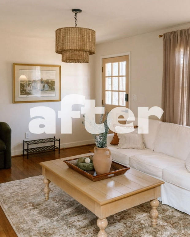 The living room transformation is one we’re really proud of. It started out simple and empty, but after painting the walls, changing out the door, getting some cozy furniture, and art to add personality, it’s now a space made for enjoying your stay.

We wanted this room to feel like the kind of place you look forward to coming back to after exploring Greenville!!

#greenvillesc #beforeandafter #homereno #airbnb

#LTKHome #LTKSaleAlert