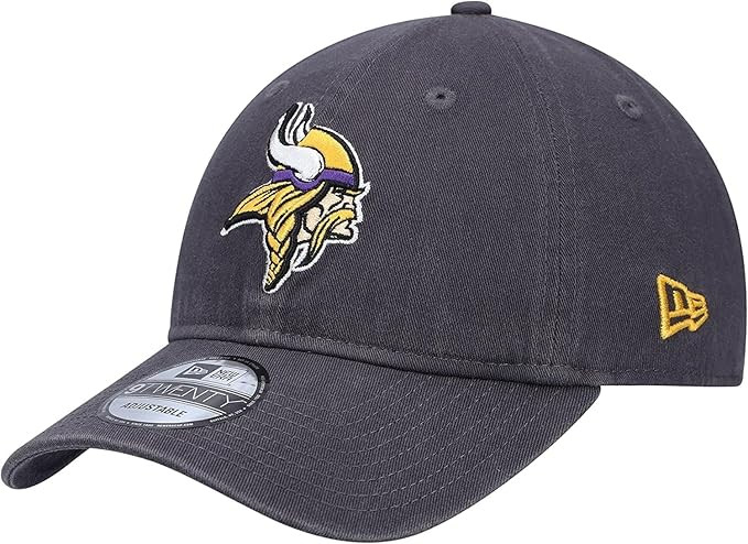 New Era NFL Core Classic 9TWENTY Graphite Adjustable Hat Cap - One Size | Amazon (US)