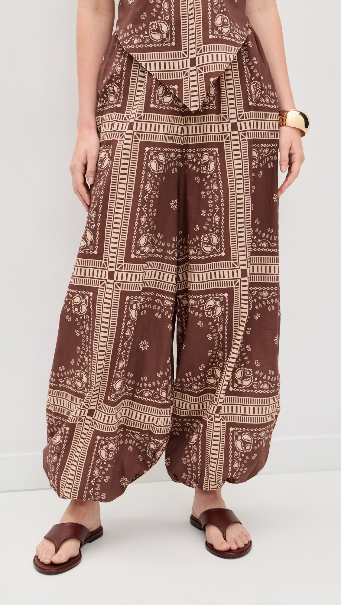 Playa Lucila Bandana Balloon Pants Bandana XS | Shopbop