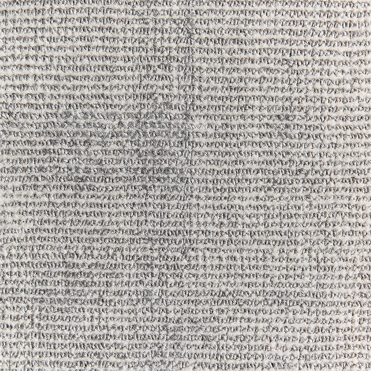 Monaco Performance Handwoven Grey Area Rug 6'x9' + Reviews | Crate & Barrel | Crate & Barrel