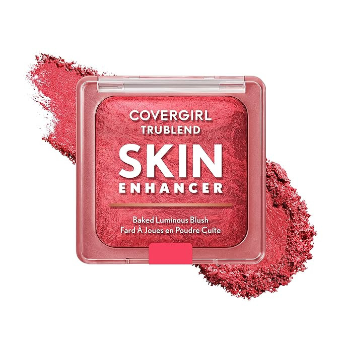 COVERGIRL TruBlend Skin Enhancer Baked Luminous Blush, with Hyaluronic Acid & White Rose Extract,... | Amazon (US)