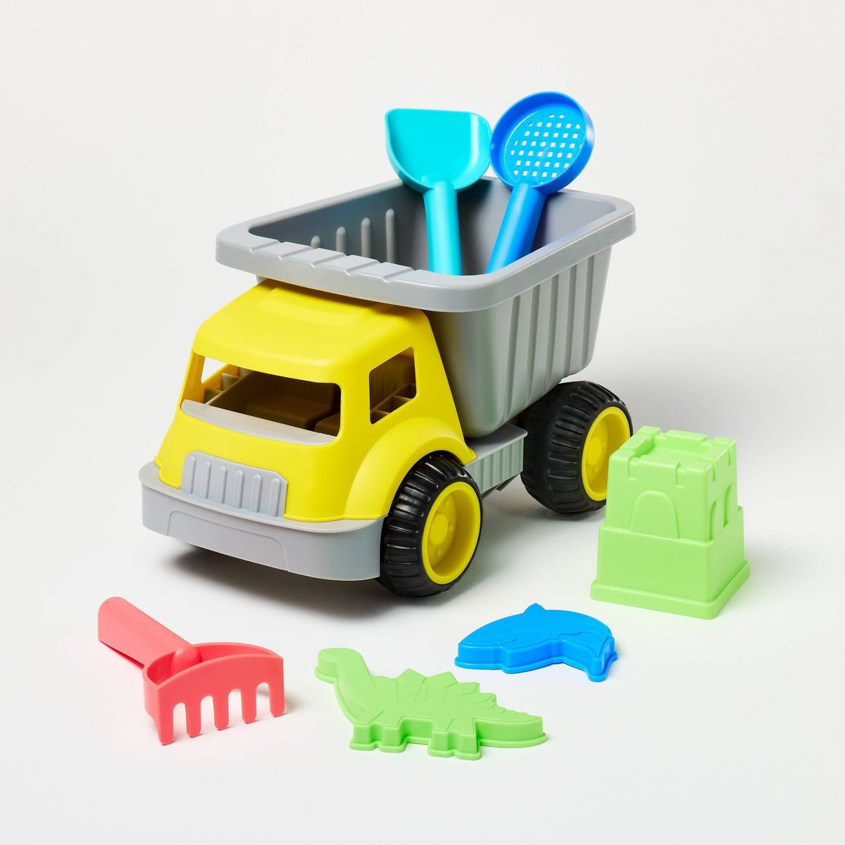 Dump Truck 7pc - Sun Squad™: Sandbox Toys for Kids 18 Months and Up | Target